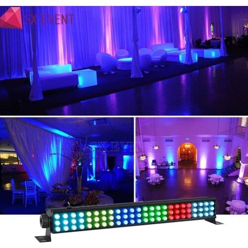 36W 72LED RGB 3in1 DMX512 Indoor LED Linear Bar Wall Washer Light