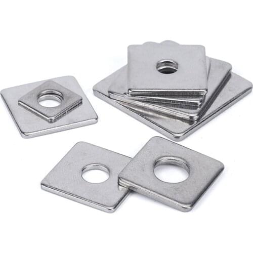 5/10pcs Stainless Steel Thick Plated Square Washers M8 M10 M12 M14 M16 Square Washers