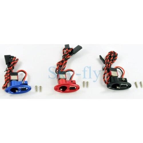 Miracle Hobby Aluminum Oval Heavy Duty Single Switch For RC Airplane Sky-Fly