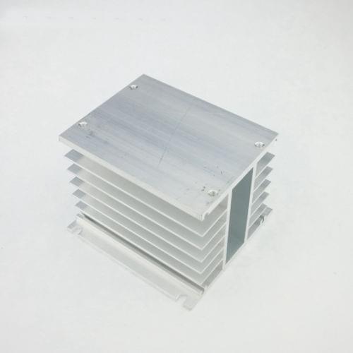 Aluminum SSR Heatsink 110*100*80mm For 10A 25A 40A Three Phase Solid State Relay Dissipation Radiator