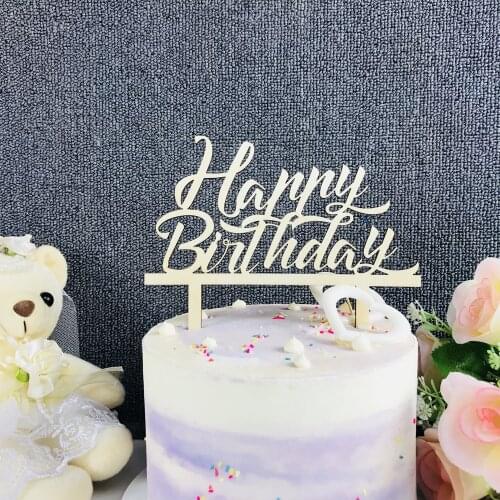 Happy Birthday Cake Topper, Birthday party custom multiple colour Cake Topper, Birthday party decoration Supplies Gifts