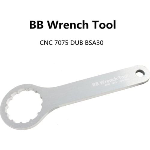 DUB BSA30 Bottom Bracket Threaded Center Shaft Axis BB Wrench Tool 7075 Aluminum Alloy Installation Wrench 12 Claw 46MM