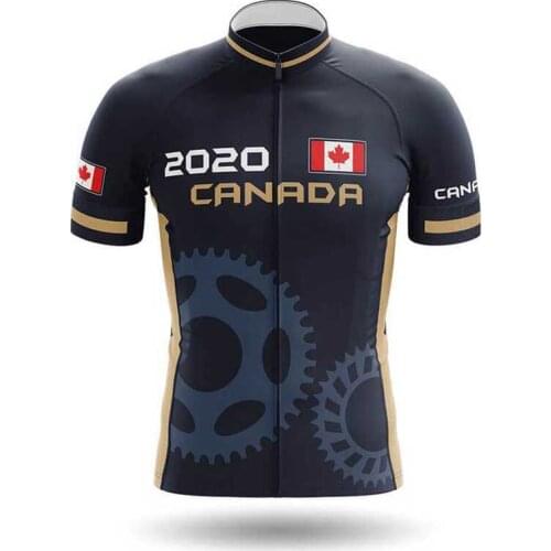 Maillot Velo Homme 2022 Pro Short Sleeve Cycling Jersey Mens Canada Bike Shirt Team Bicycle Clothes Tops Sportwear Cycle Uniform