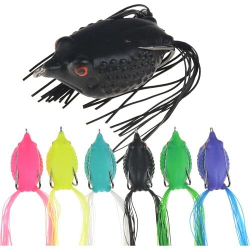 Frog Soft Baits Shad Soft Lure Jigging Fishing Lure Bait Prop Topwater Catfish Silicone Artificial Wobblers