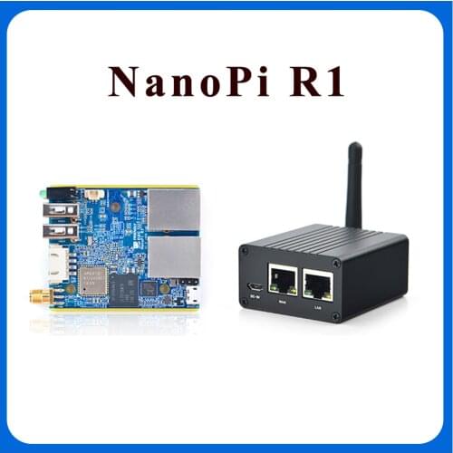 NanoPi R1 Allwinner H3 1GB Dual Ethernet Port, Wifi & BT, onboard eMMC with USB & Serial Port for loT