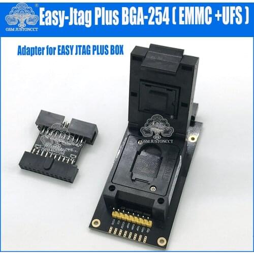 Latest Original UFS BGA 254 eMMC 254 2 in 1 Socket Adapter for Z3X Easy Jtag Plus Box