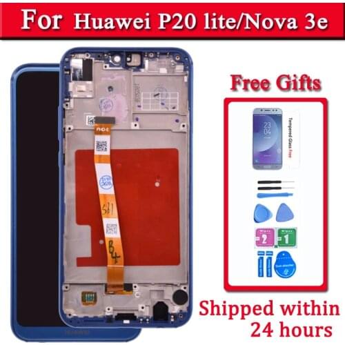 Original Screen For HUAWEI P20 Lite Lcd ANE-AL00 Display Screen touch screen panel digitizer assembly ANE-LX1 ANE-LX3 Nova 3e