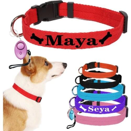 Dog Collar Adjustable GPS Tracker Pet Collar For Small Large Dogs Nylon Dog Collar Breathable Comfortable Pet Products Supplies