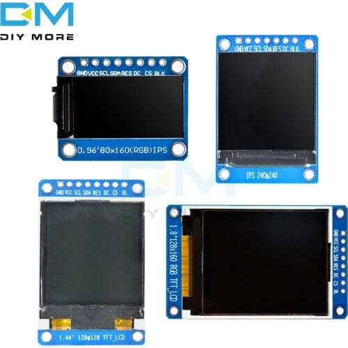 0.96/1.3/1.44/1.8 inch Serial 128*128 128*160 80*160 240*240 65K SPI Full Color TFT IPS LCD Display Module Board