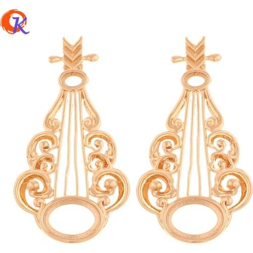 Cordial Design 30Pcs 28*50MM Jewelry Accessories/Charms/Hand Made/Copper Material/Pipa Shape/Earring Findings/DIY Making