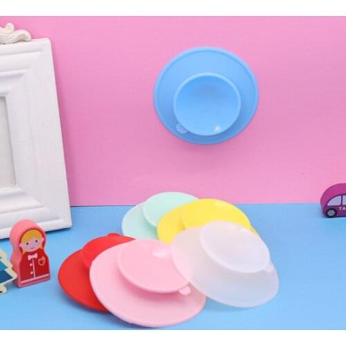 Anti-drop Suction-proof Silicone Fixed Bowl Base Double-sided Cup Pad Childrens Dishes Dining Plate Tableware Solid Feeding