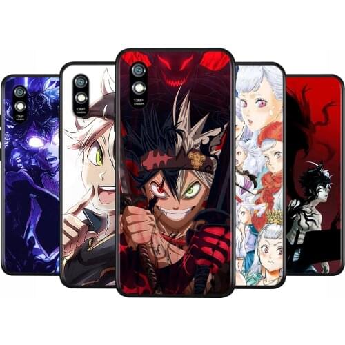 Silicone Cover Black Clover Anime For Xiaomi Redmi 10X 9 9T 9C 8 7 6 Pro 9AT 9A 8A 7A 6A S2 GO 5 5A 4X Plus Phone Case Shell