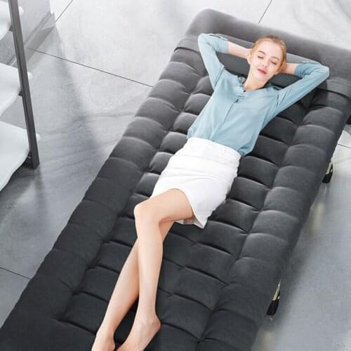 Foldable lounge Chairs Lunch Break Siesta Bed Home chaise Simple Portable Office Adult Accompanying Bed Recliner chaise sofa