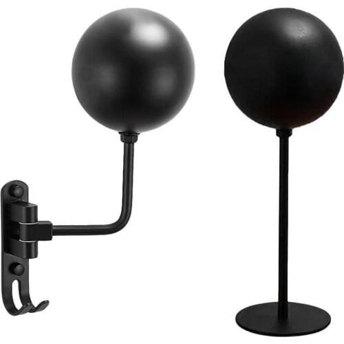 Helmet Hat Rack Wall Mount Helmet Hook Hat Cap Storage Display Holder 180 Rotatable Space Saving Helemet Holder Hat Cap Display