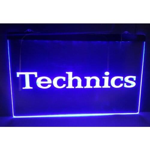Technics logo 2 size new NR beer bar pub club 3d signs led neon light sign home decor crafts
