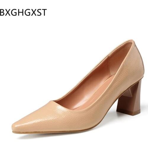 Pumps Women Shoes for Women 2021 Heels Designer Shoes High Heels Women Black Heels Ladies Shoes Patent Leather Zapatos De Mujer