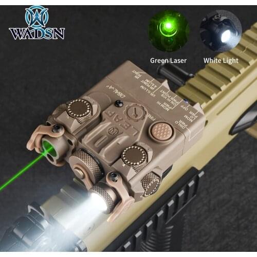 WADSN Tactical DBAL A2 Green Dot Laser Sight Scout Light Hunting Rifle DBAL Mini Airsoft Lazer Flashlight Weapon Fit Picatinny