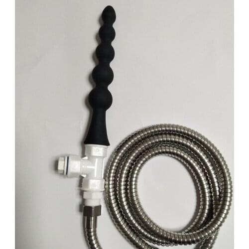 Wetips Silicone Enema Shower Nettoyage Anal Cleaner Anus Cleansing Ducha Clistere Anale Washing Toilet Portable Hygienic Shower