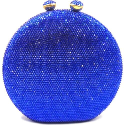 XIYUAN Dazzling Gold Silver Clutch bag Women Crystal Evening Bag Wedding Cocktail Party Diamond Minaudiere Handbag Purse wallet