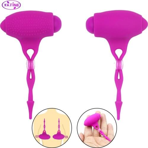 Nipple Clamps Bullet Vibrators For Women Sex Toys Bondage Couple Tools Female Masturbator Adult Games Accessories Erotic Shop