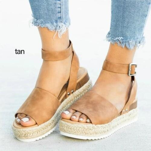 Women Sandals Plus Size Wedges Shoes For Women High Heels Sandals Summer Shoes 2020 Flip Flop Chaussures Femme Platform Sandals