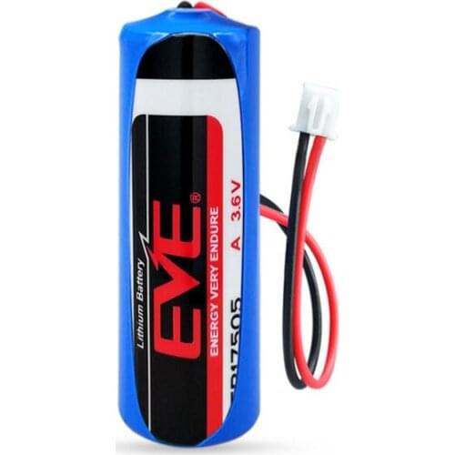 1PCS ER17505 3.6V water meter battery PLC battery ER17/50 with plug