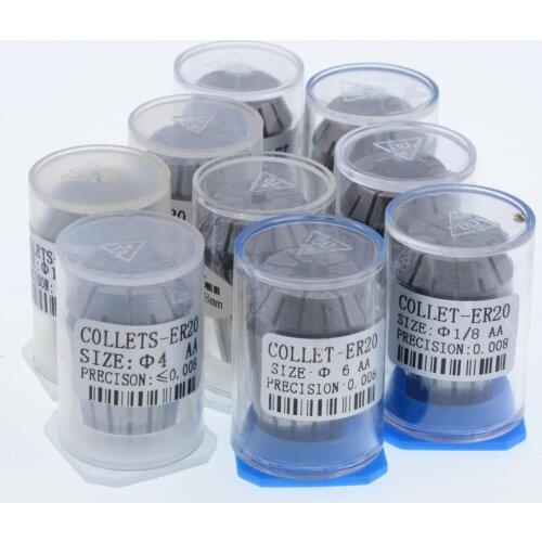 1pcs ER20 AA high Precision 0.008 Spring Collet CNC Milling Lathe Tool ER20 Spring Collet Chuck