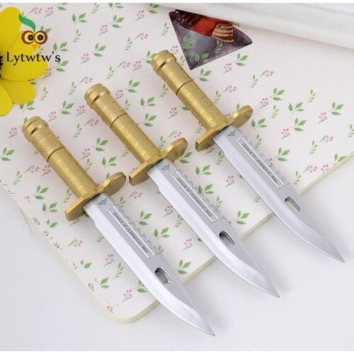1PCS Cute Gel Pen School Office Supply Creative Stationery Funny Novel Gift Chancery Knife Sword Lovely Pretty League Of Legends