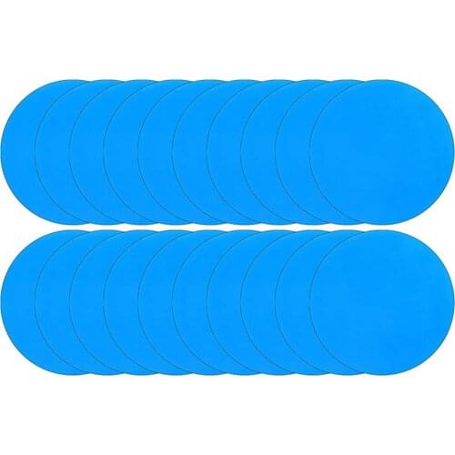 10/20pcs Round Self-Adhesive PVC Repair Patches Vinyl Pool Liner Patch Boat Repair Vinyl Rubber for Inflatable Boat Raft JS22