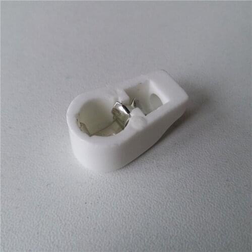 15pcs Tube Caps Ceramic shield caps MCX 7.4mm electron tube plate caps Silver foot for tube amplifier