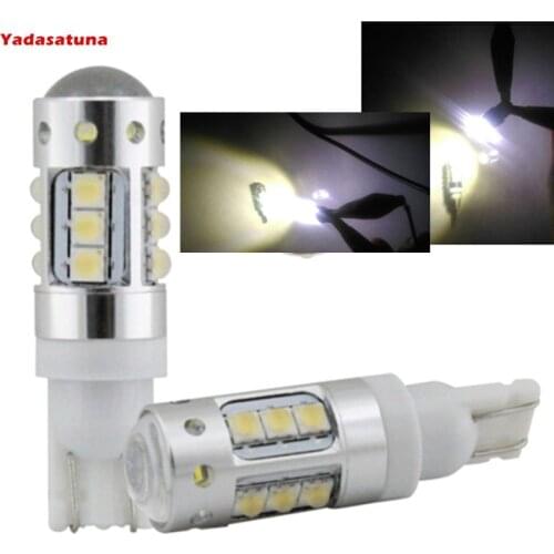 2*blanco 80W T10 194 161 W5W 16 * CREE XBD Chips LED Coche Luz Lateral cuna Bombilla marca nueva iluminacion LED