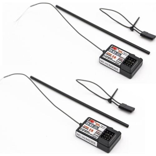 2Pcs Flysky FS-A3 AFHDS2A 2.4G 3CH Receiver for GT2E GT2G Transmitter