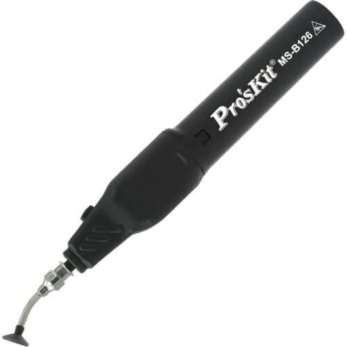 2019 ProsKit Battery Operated SMD Vacuum Pick-up Tool IC SMD Pick Up Vacuum Suction Pen Tools Electric suction pen