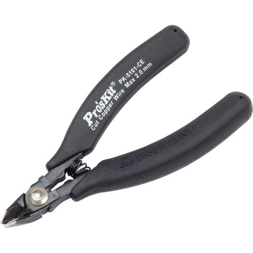 Pro’skit Anti-Static Bounce Steel Diagonal Pliers Diagonal Pliers Hand Tools Electrical Wire Cable Cutters Cutting Pliers