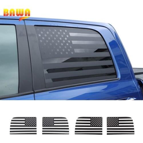 BAWA PVC Car Stickers For Dodge Ram Window Decoration Sticker Interior Accessories For Dodge RAM 1500 2010-2017