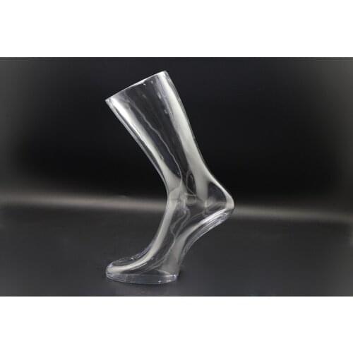 Free Shipping!! Fashion ABS Clear Foot Mannequin Plastic Female Best Quality Mannequin Foot On Sale