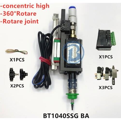 BT1040 SMT HEAD Nema8 hollow shaft stepper for pick place head SMT DIY mountor connector 5mm special nozzle rotary joint