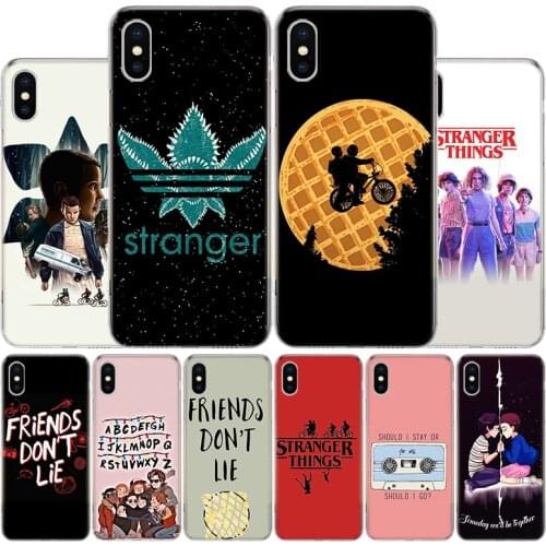 Stranger Things Poster TV Cover Phone Case For Apple iphone 11 12 Pro XR X XS Max 7 8 6 6S Plus + 7G 6G 5 SE 2020 Coque Popular