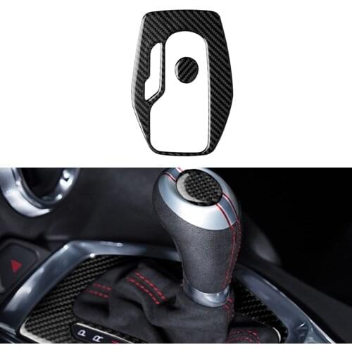 Decorative Strip Shift Panel Trim Cover Gear Box Car Interior Auto Parts Two Piece Set Fit For Chevrolet Camaro 2017-2021