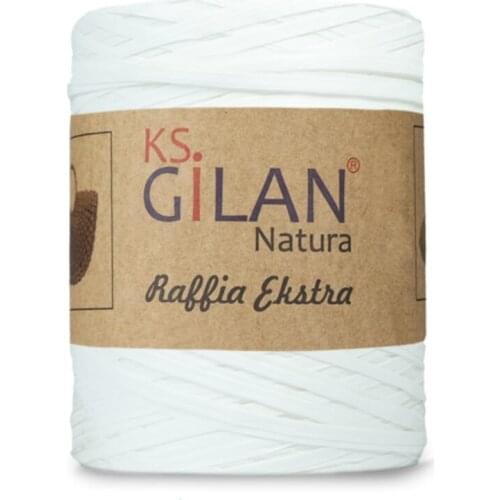 Gilan Raffia Extra Bag Making Rope 250gr-krem