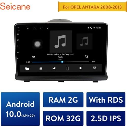 For OPEL ANTARA 2008 2009 2010 2011 2012 2013 Android 10.0 2DIN 2.5D IPS 2+32G Car Head Unit Radio Audio GPS Multimedia Player