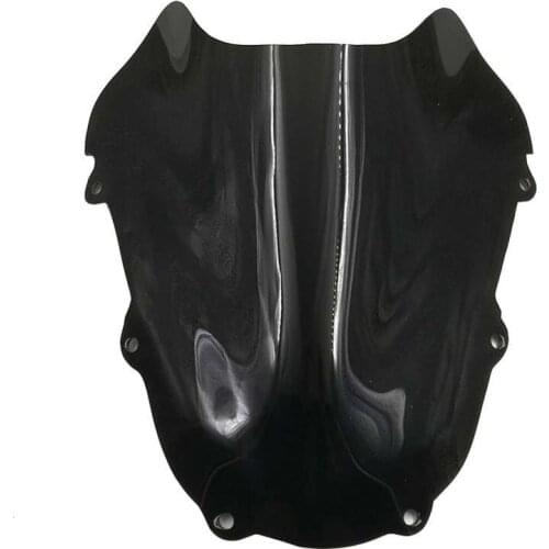 Motorbike Front Dual Bubble Windshield Windscreen For Triumph Daytona 600 2003 2004 2005 650 2005 2006