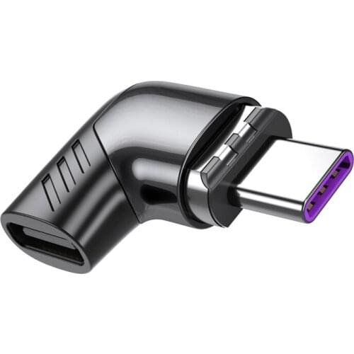 Magnetic Type C Adapter 100W/5A Mobile Phone Adapters Magnetic Connector Fast Charging Cable Connector For Mackbook Pro Huawei