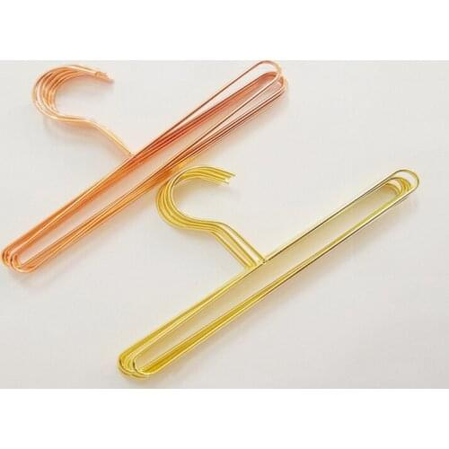 100pcs Style Iron Wire Metal Towl Hanger Rose Gold Men Belts Scarves Ties Children Storage Hangers Rack