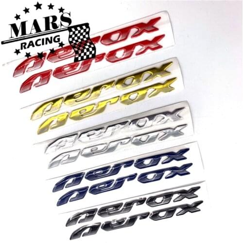Motorcycle Decals Stickers Emblem Badge 3D Decal Raised Tank Wheel Tank Decals Applique Emblem Fit For AEROX155 AEROX 155 NVX155