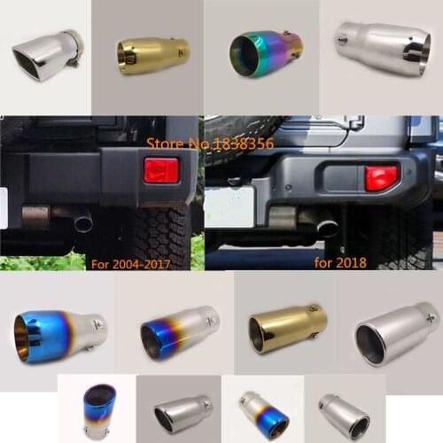 For Jeep Wrangler 2004 2005 2006 2007 2018 2019 2010 2011-2018 cover muffler exterior end pipe outlet dedicate exhaust tip tail