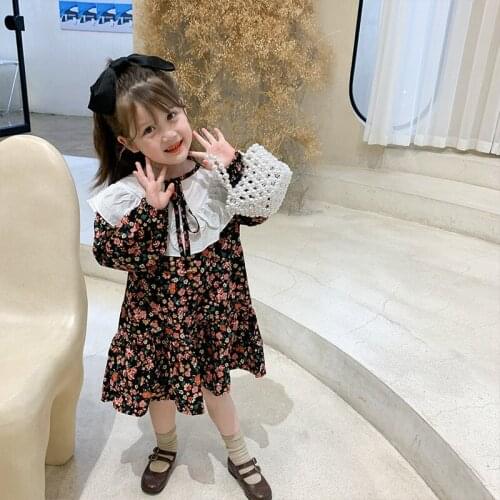 Girl Dress Kids Baby Gown 2021 Fashion Spring Autumn Toddler Outwear Party Wedding Princess Tutu Dresses Cotton Children Clothin