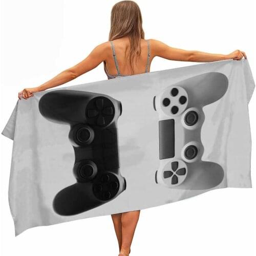 Game grabbed microfiber pool beach towel Portable towel Quick drying sand Outdoor trip Swimming ceiling Thin yoga mat