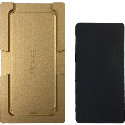 Precision aluminium mould For Samsung S8 plus Note 8 Metal Mold With Silicone Mat Pad LCD Screen Laminating and Location