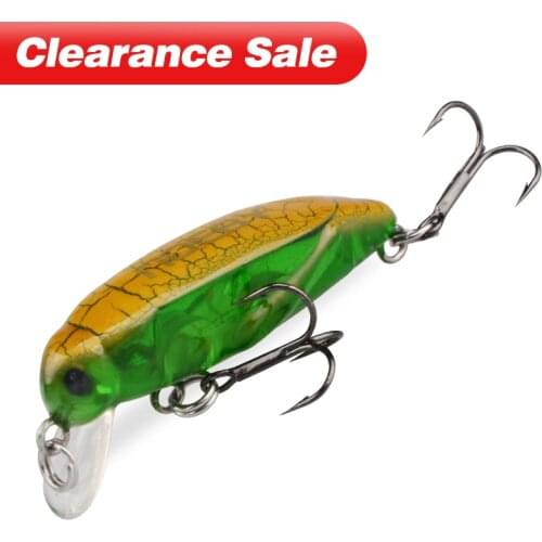 Insect Lures Sinking Trout Artificial Fishing Lures 37mm Mini Hard Baits Crankbait Bass Perch Pike Fishing Baits Tackle